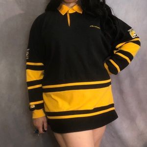 Y2K Men’s Plus Size Boss Hockey Polo